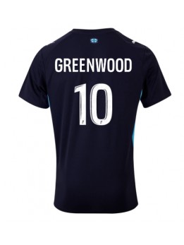 Billige Olympique de Marseille Mason Greenwood #10 Bortedrakt 2025-26 Kortermet